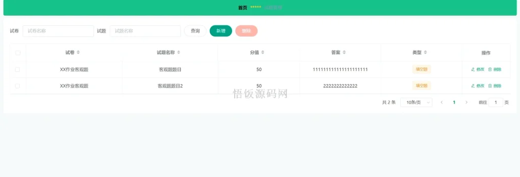 图片[1]-Java毕业设计-基于SpringBoot的教学资源库系统(毕业论文+答辩PPT+毕设源代码)-悟饭源码