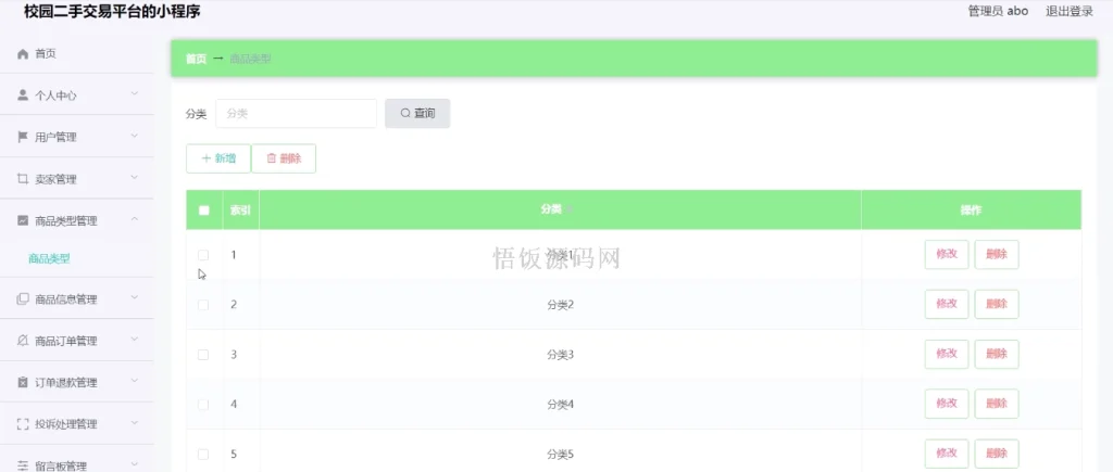 图片[12]-基于微信小程序的校园二手交易平台(毕业论文+答辩PPT+毕设源代码)-悟饭源码