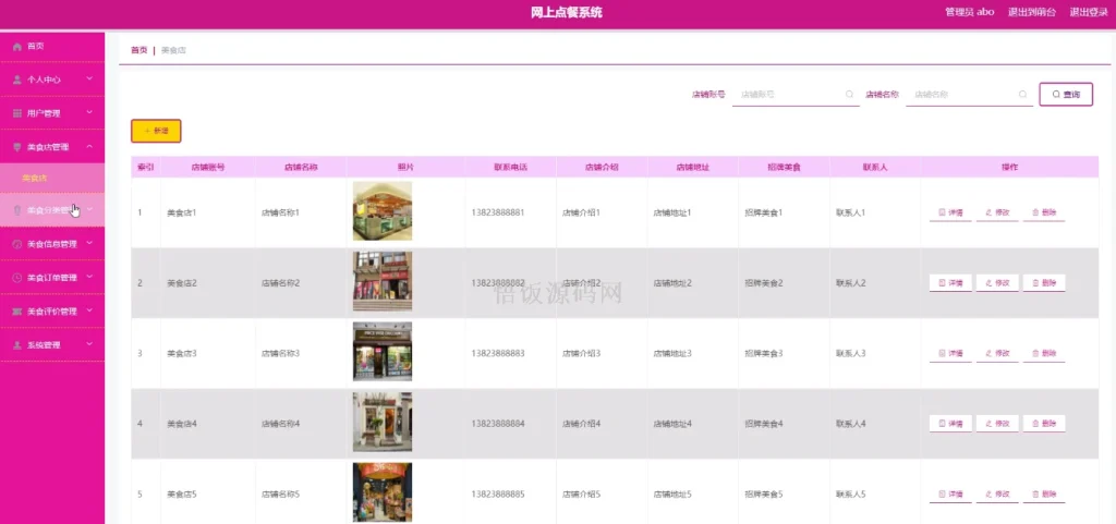 图片[1]-Java毕业设计-基于SpringBoot的网上点餐系统(毕业论文+答辩PPT+毕设源代码)-悟饭源码